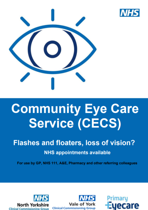 community eye care leaflet